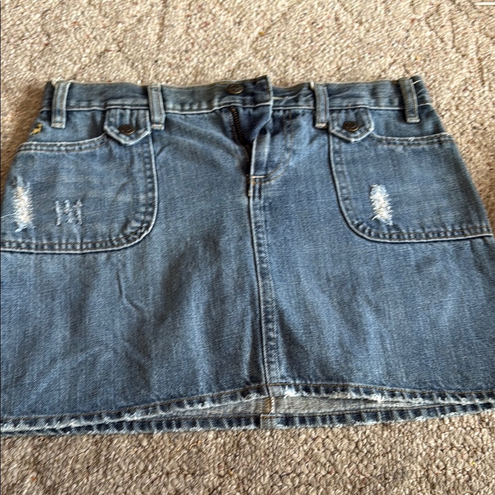 Denim Mini Skirt